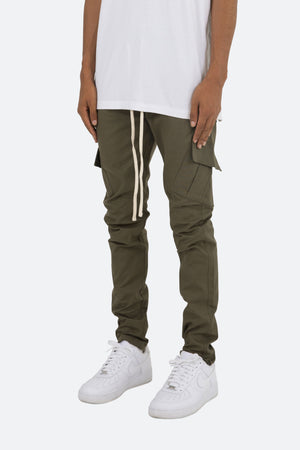 Cargo Drawcord II Pants - Olive
