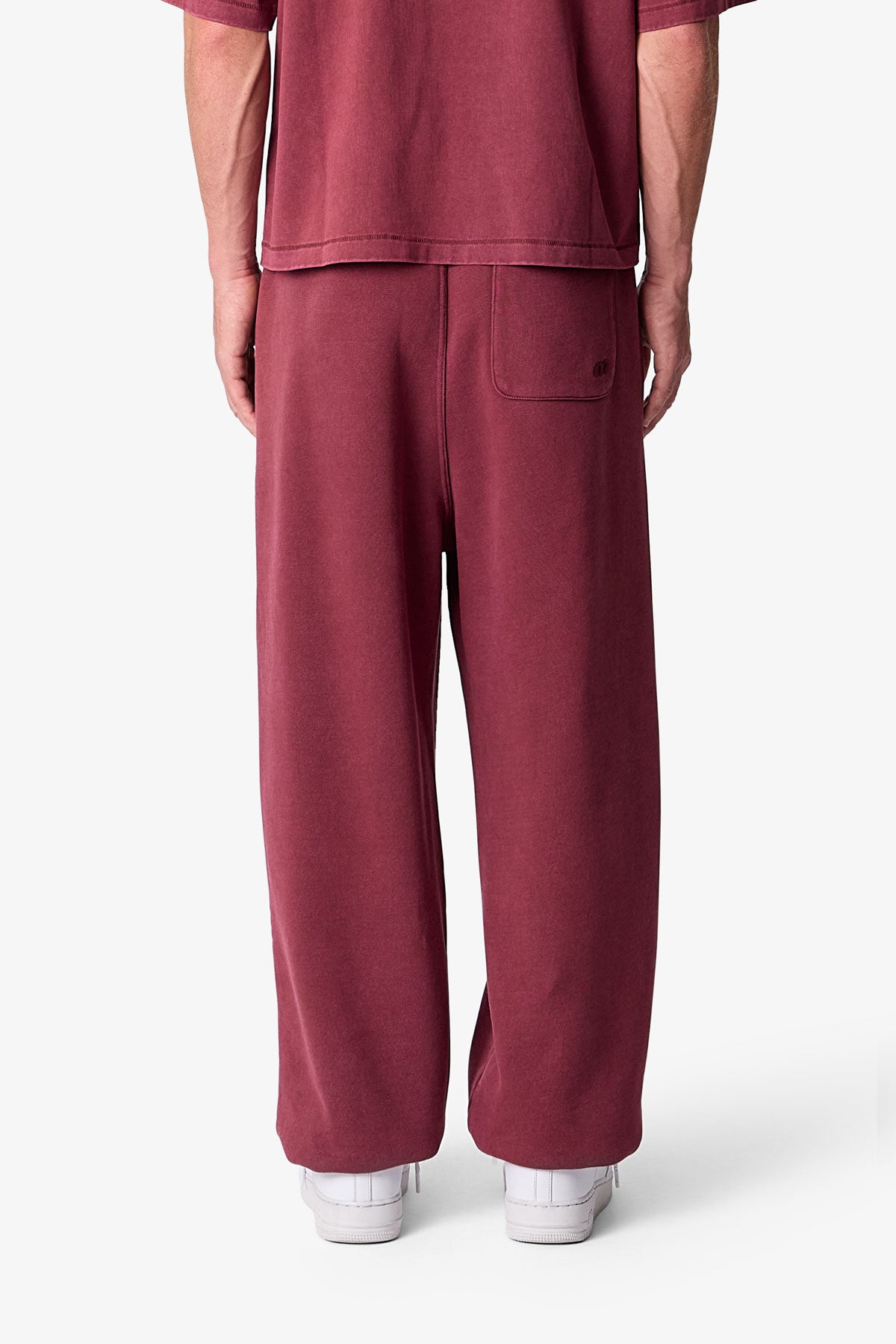 Cinch Sweatpants - Washed Maroon