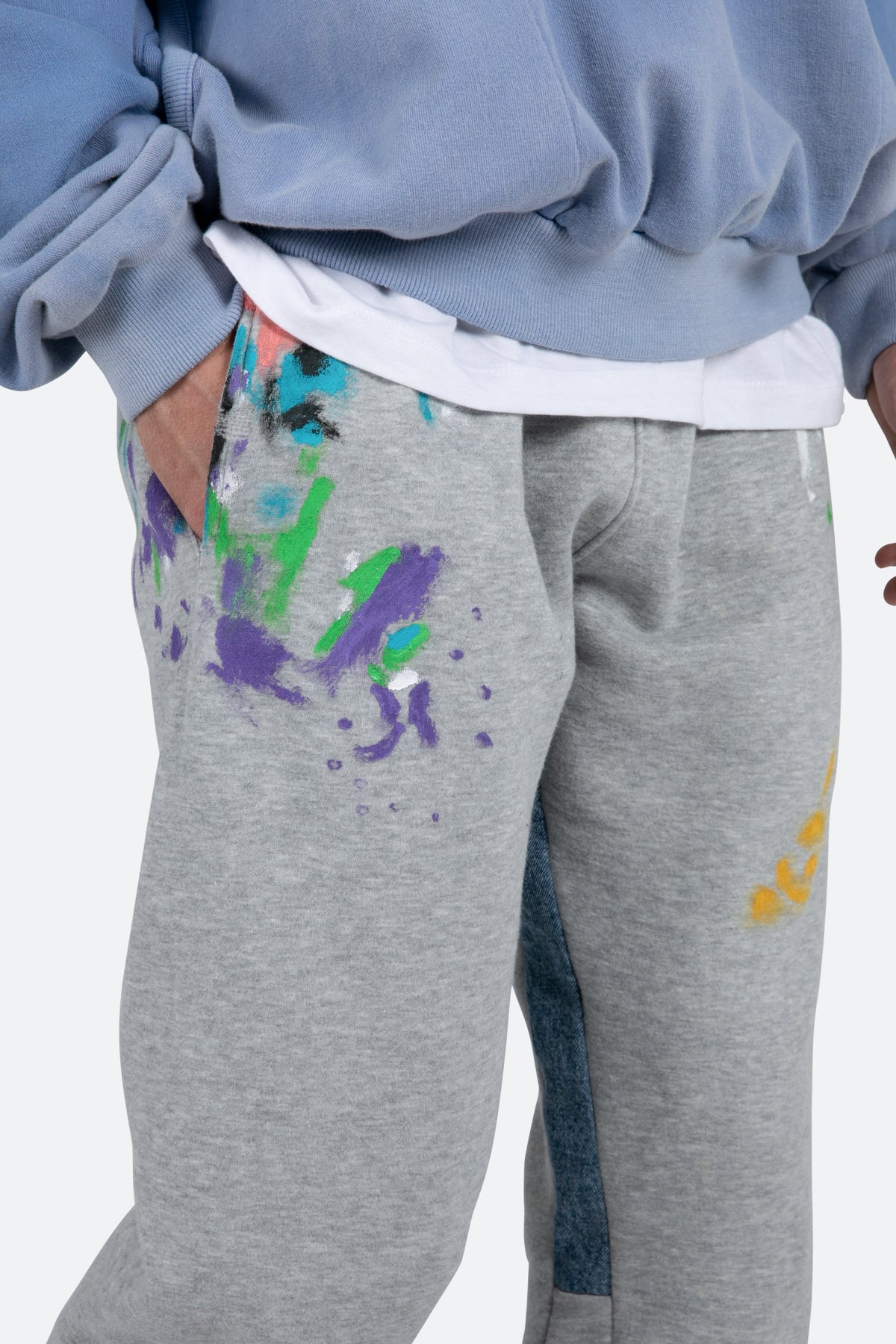 Contrast Bootcut II Sweatpants - Grey