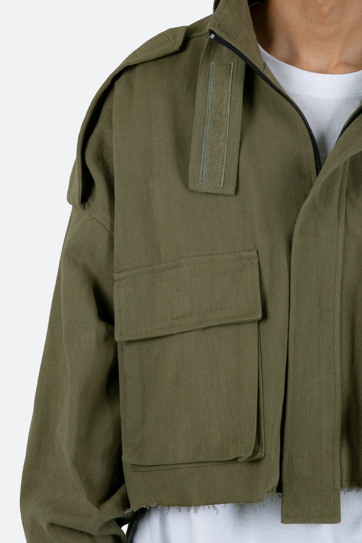 Cropped M65 Jacket - Olive