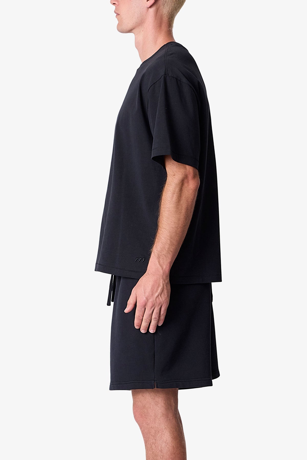 Cropped Tee - Black