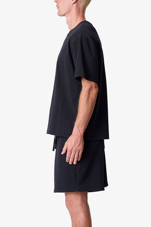 Cropped Tee - Black