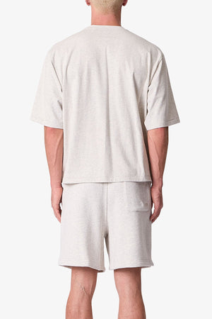 Cropped Tee - Oatmeal