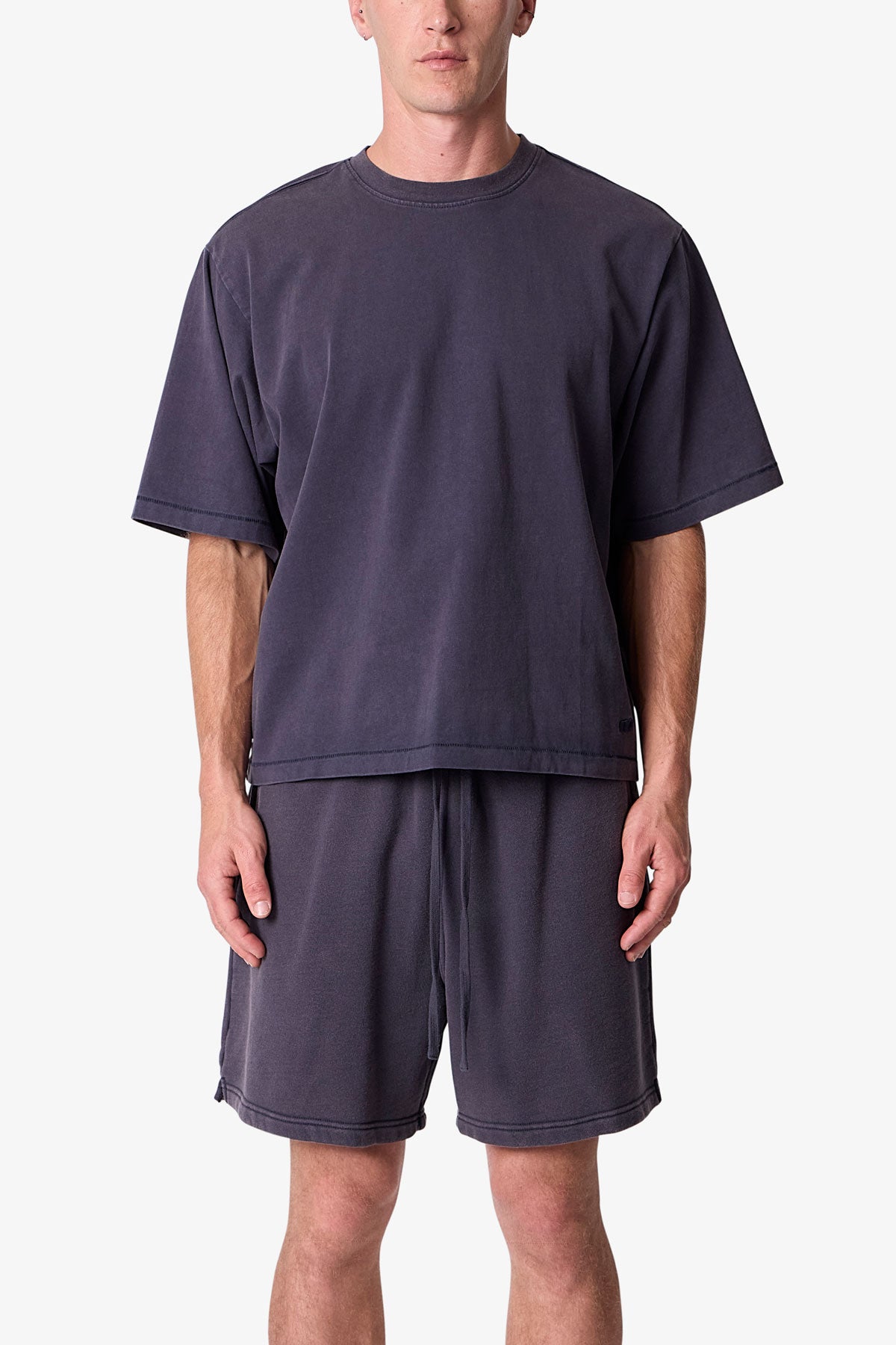 Cropped Tee - Slate