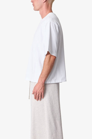 Cropped Tee - White