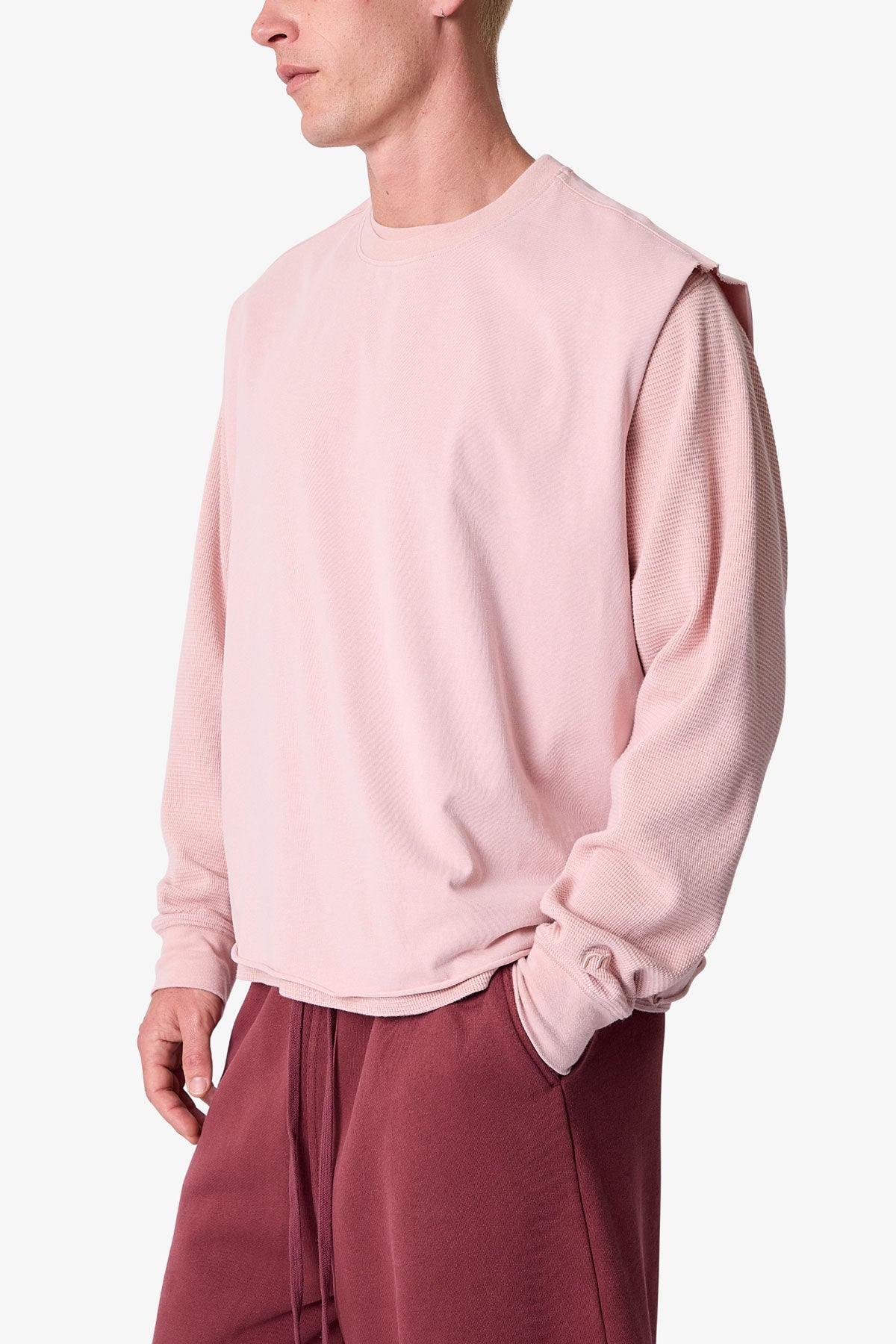 Cut Off Tank - Washed Pink