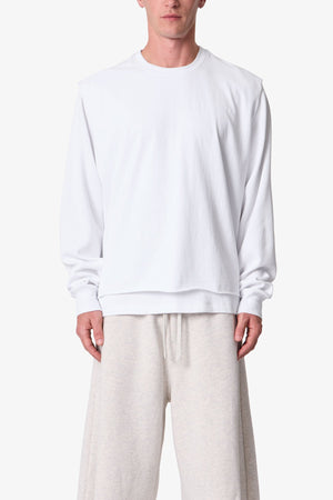 Cut Off Tank - White
