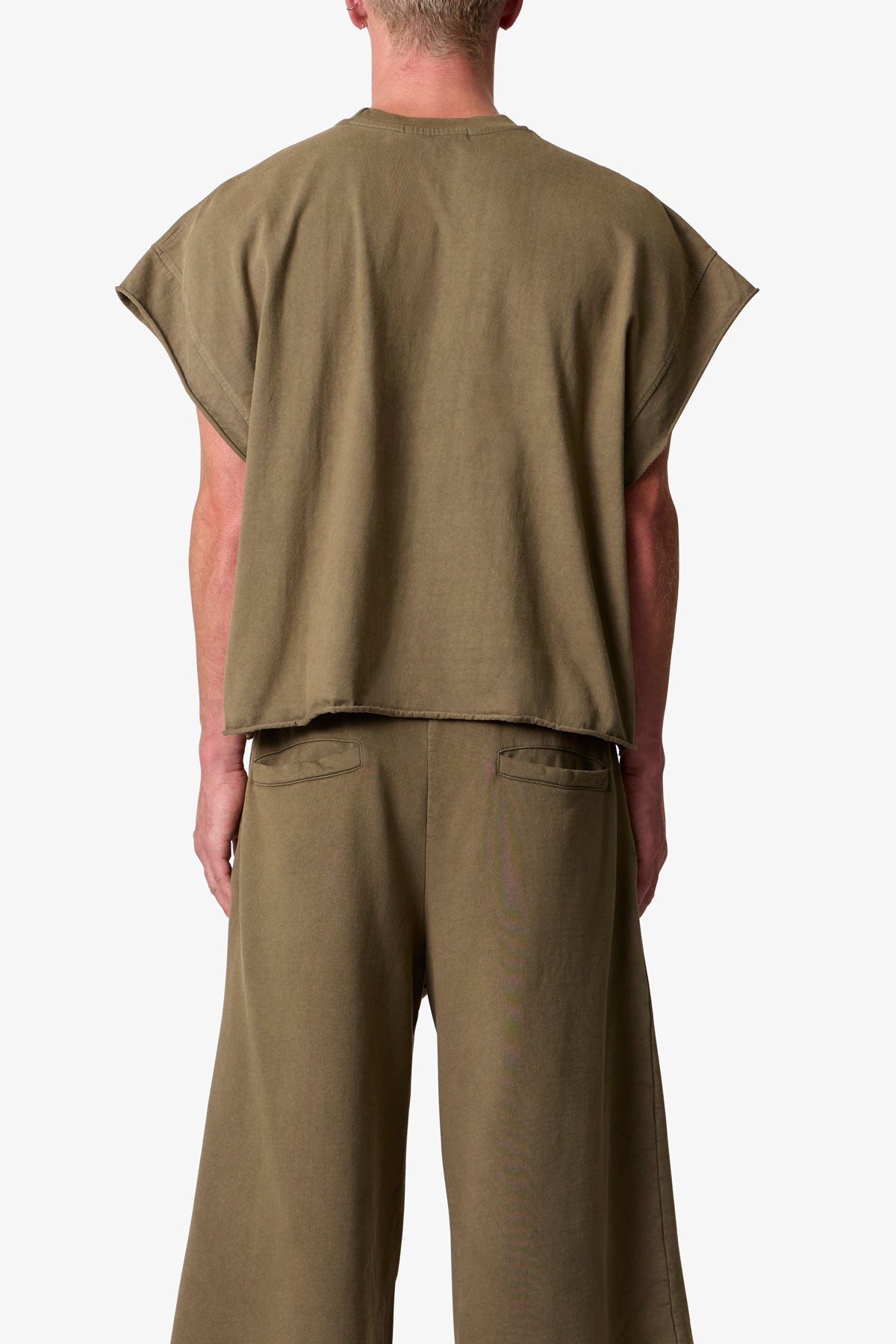 Cut Off Tee - Olive