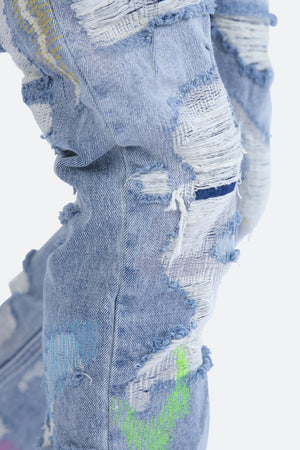 D276 Straight Denim - Blue