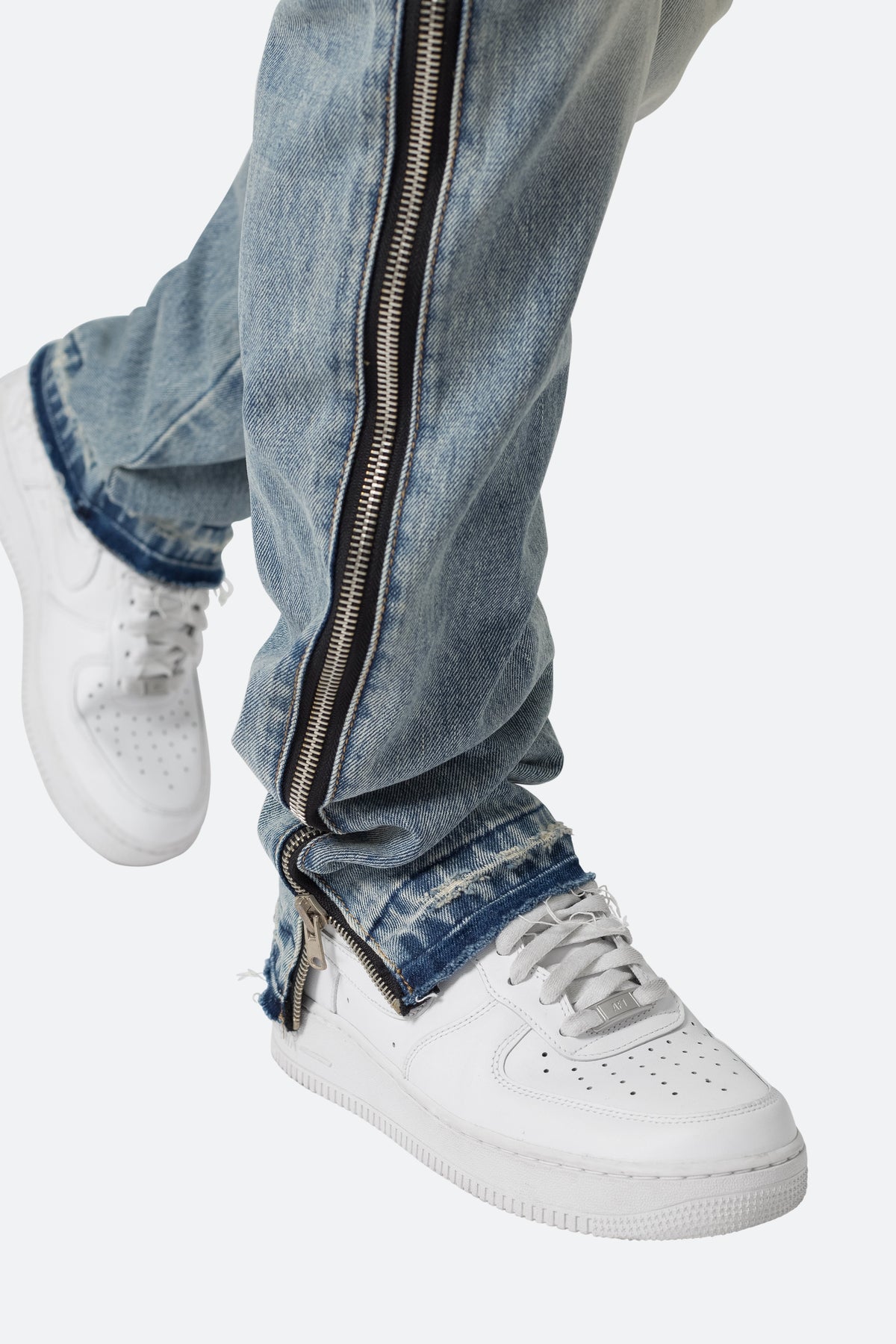 D558 Straight Stripe Denim - Blue