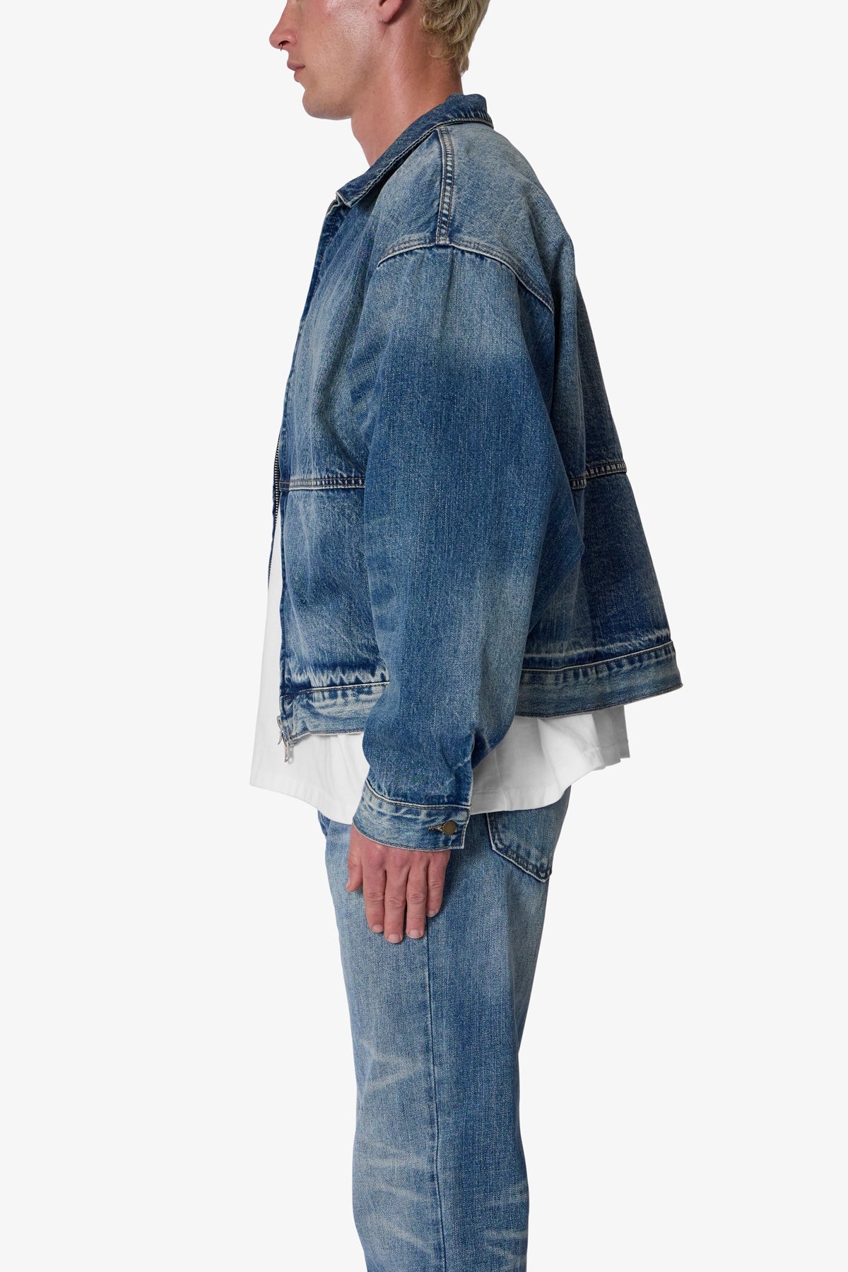 Denim Chore Coat - Vintage Blue
