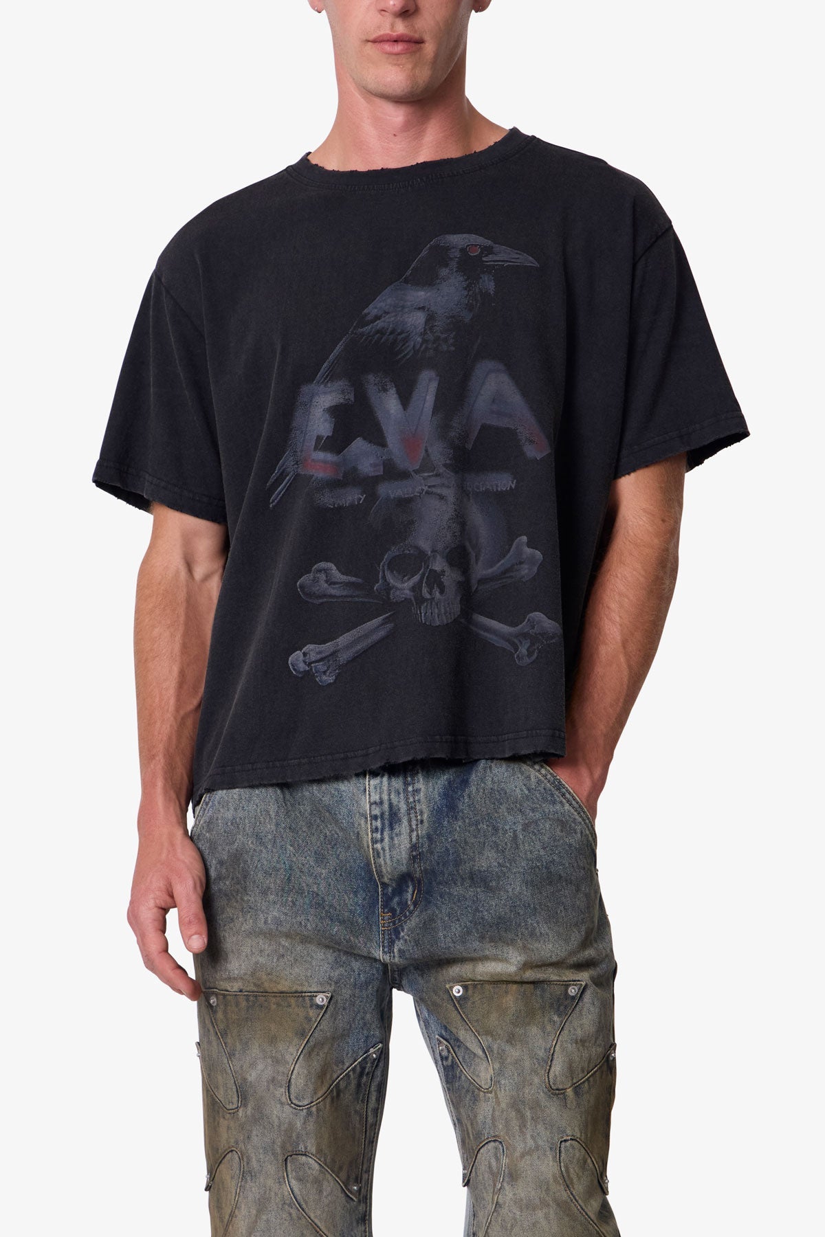 EVA Tee - Washed Black
