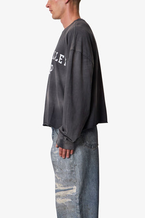Empty Valley L/S Tee - Washed Black