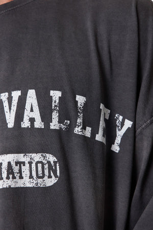 Empty Valley L/S Tee - Washed Black