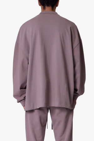 Every Day L/S Polo - Mauve
