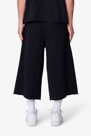 Extra Long Sweatshorts - Washed Black