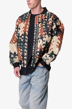 Fleur De Lis Bomber Jacket - Multi