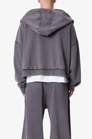 Full Zip Hoodie - Vintage Black