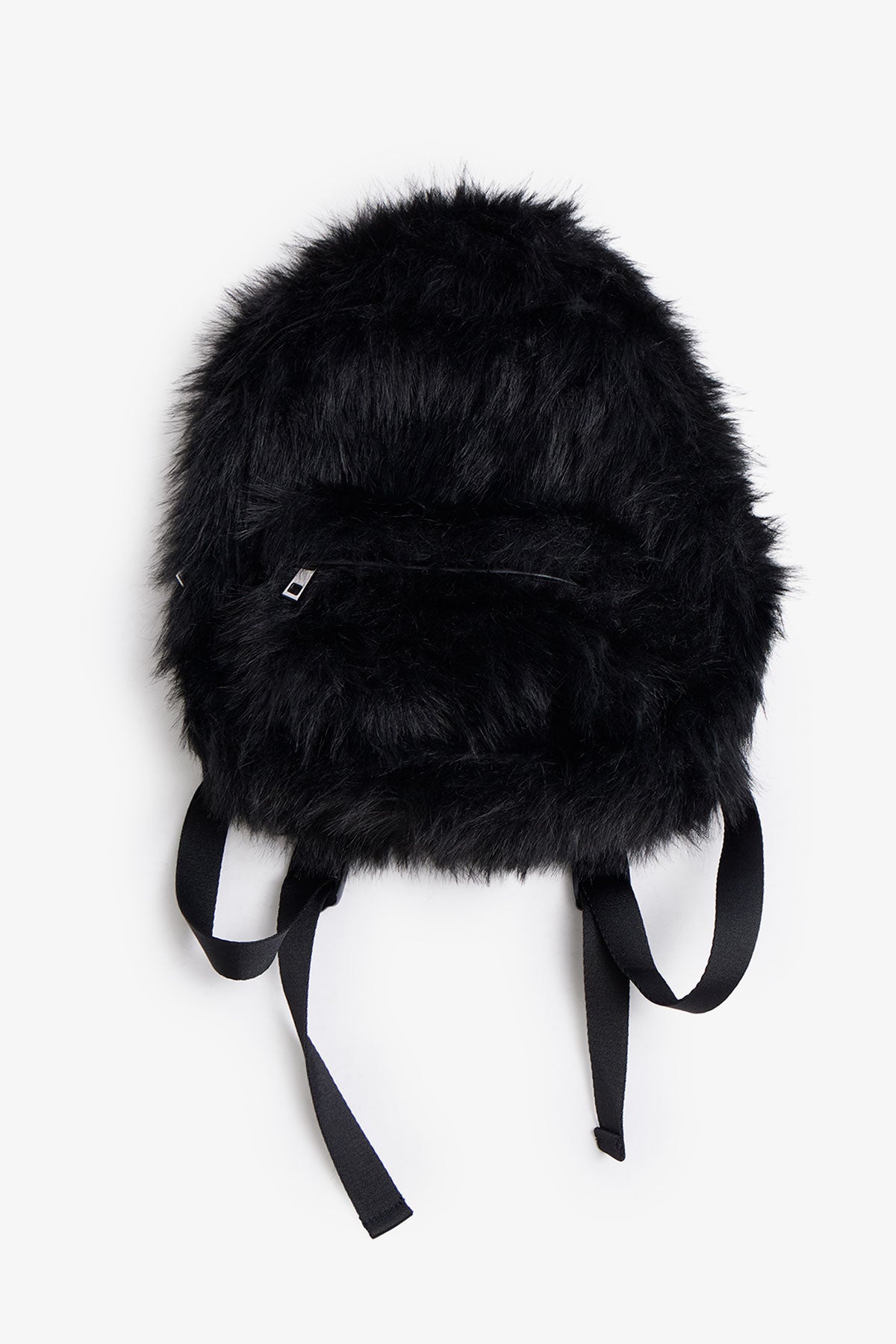 Fur Backpack - Black