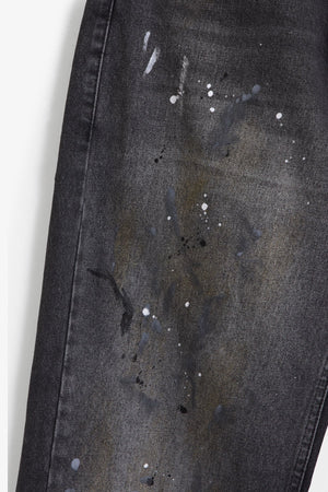 G:04 Painted Denim - Washed Black