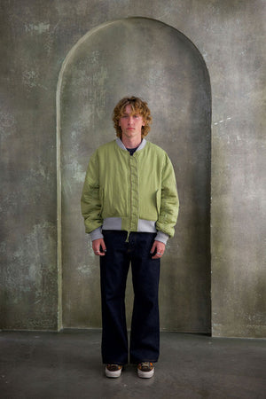 G:04 Relaxed Flare Denim - Rinsed Indigo