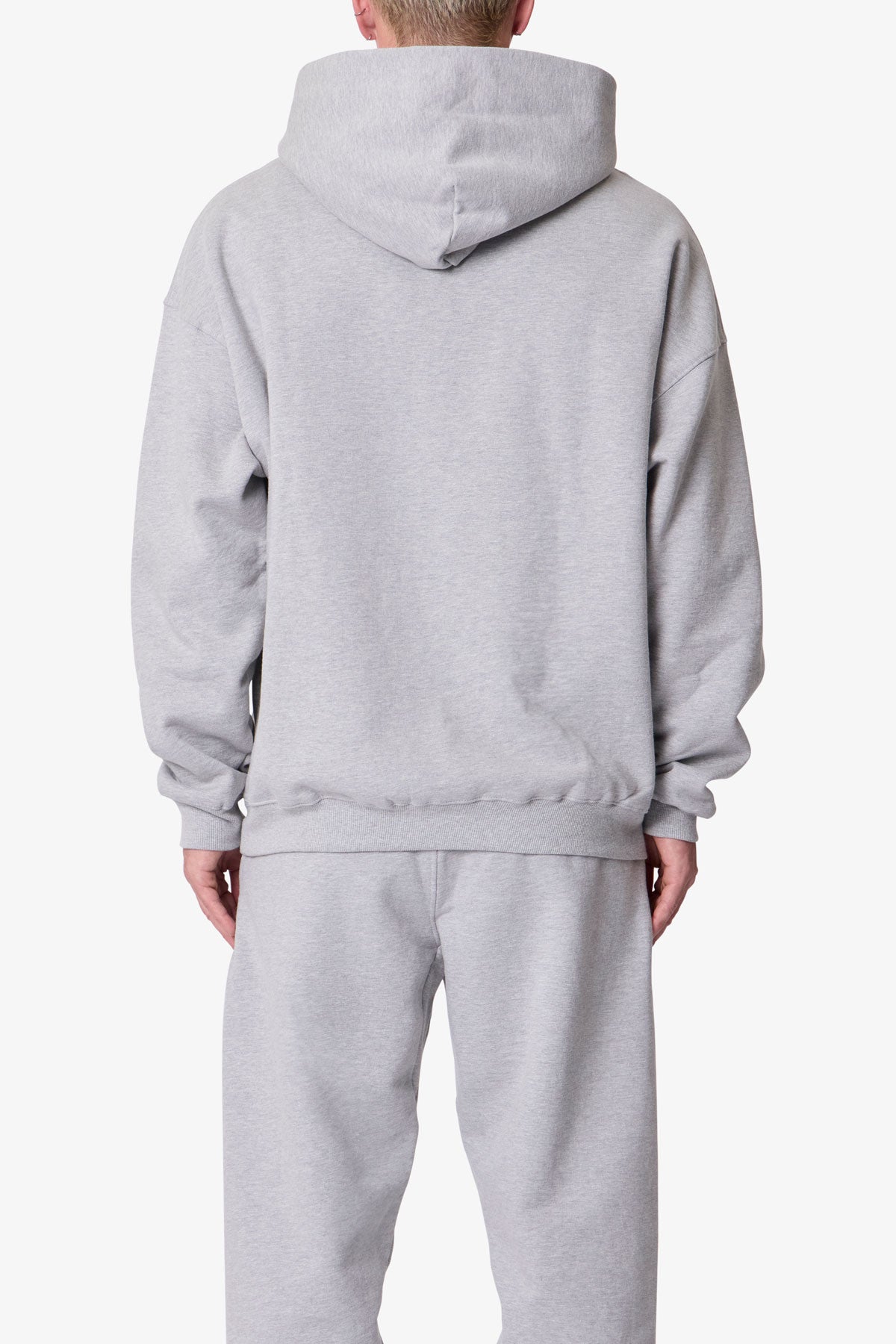 Heavy Basic Hoodie - Marled Grey