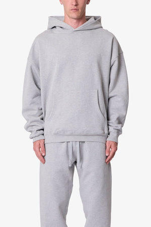 Heavy Basic Hoodie - Marled Grey