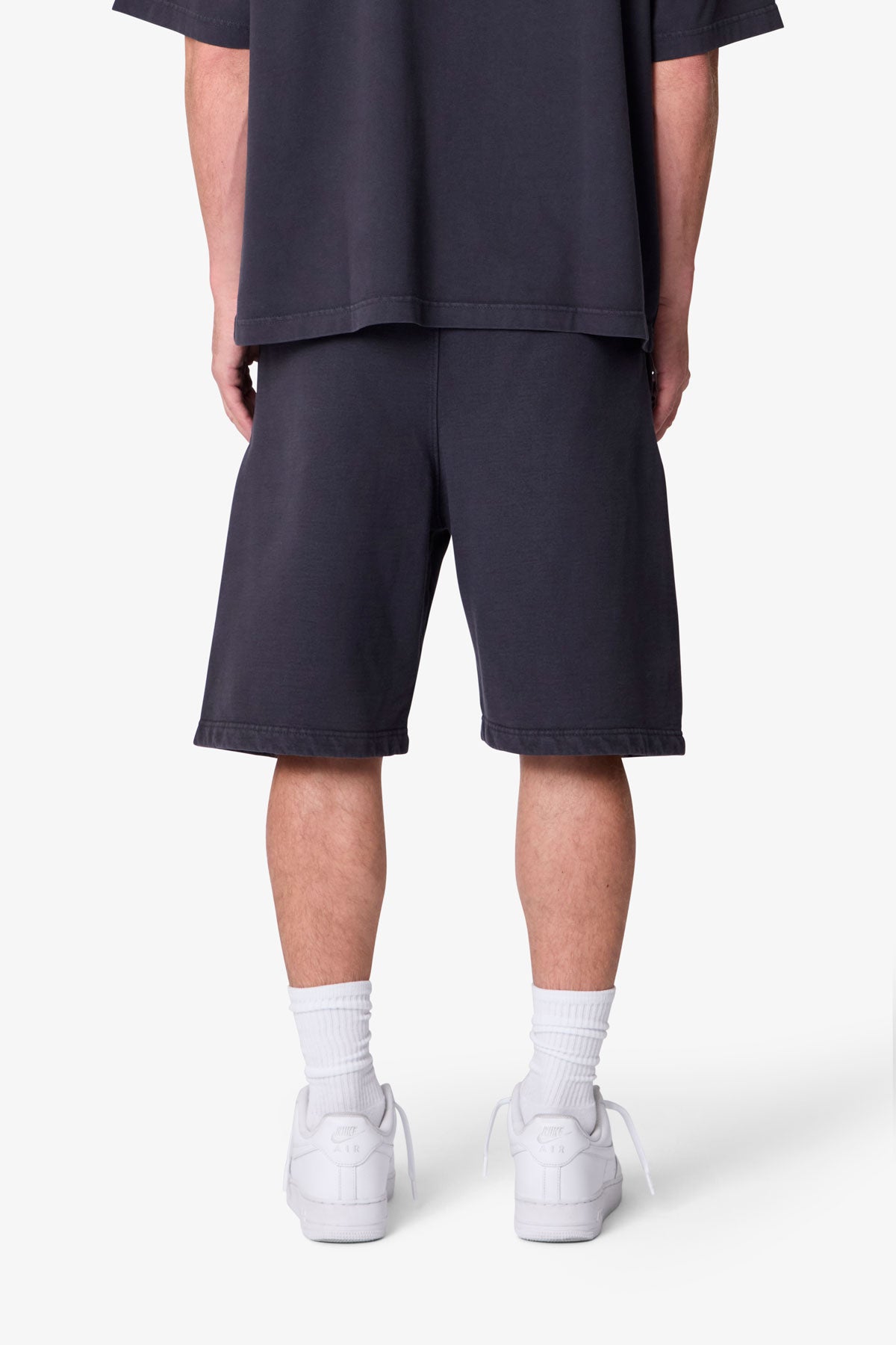 Heavy Basic Sweatshorts - Washed Black