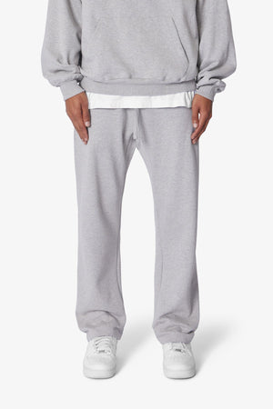 Heavy Relaxed Every Day Sweatpants - Marled Grey