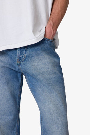 Kick Flare Denim - Washed Blue