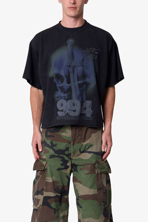 Knife Skull Tee - Black