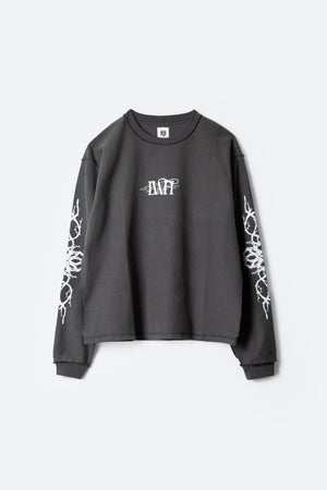 LWH Thorn Logo L/S Tee - Vintage Black