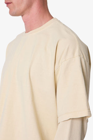 Layered Thermal L/S Tee - Off White