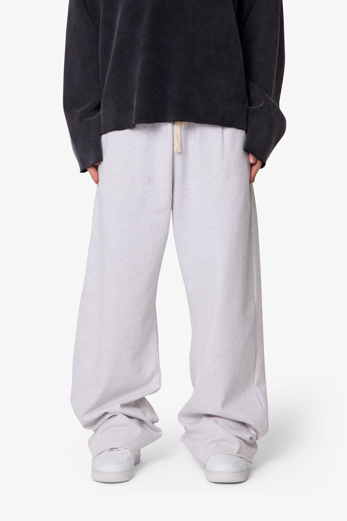 Lightweight Ultra Baggy Sweatpants - Heather Grey