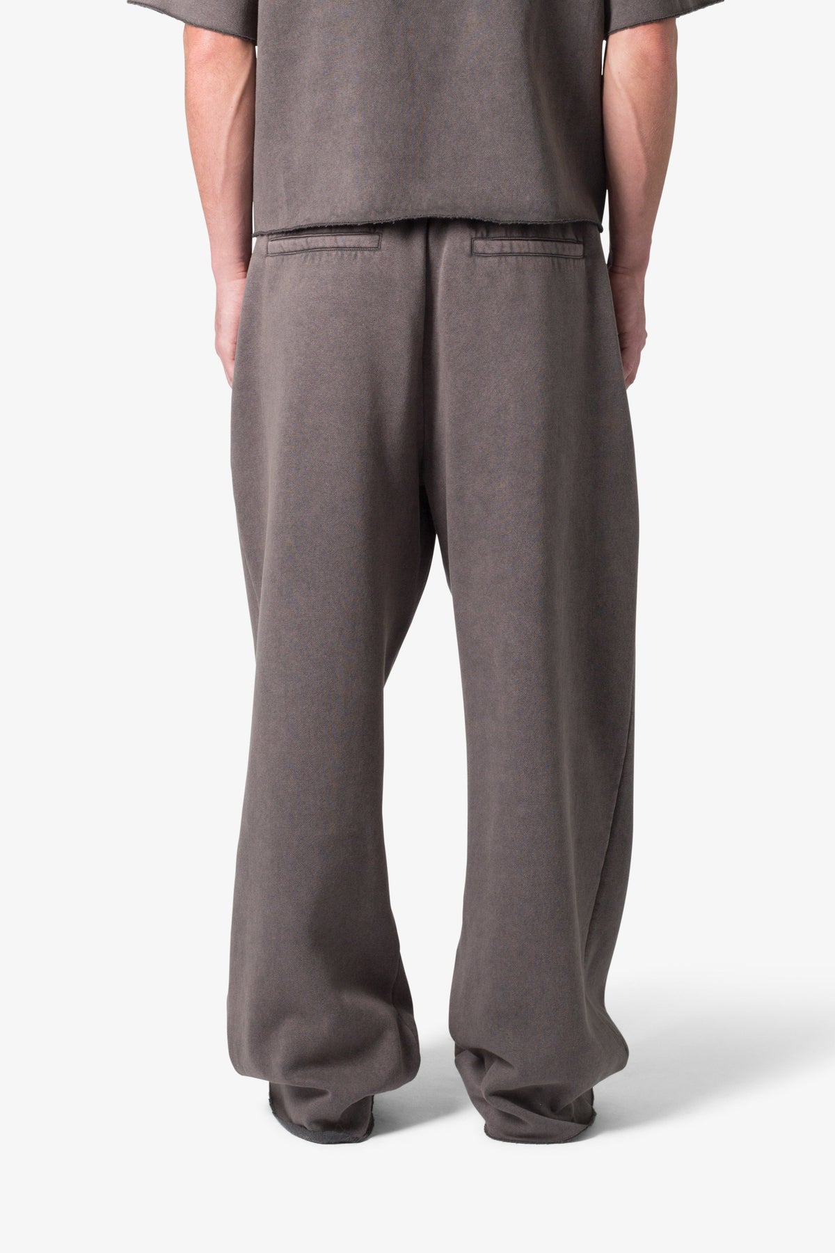 Lightweight Ultra Baggy Sweatpants - Washed Black