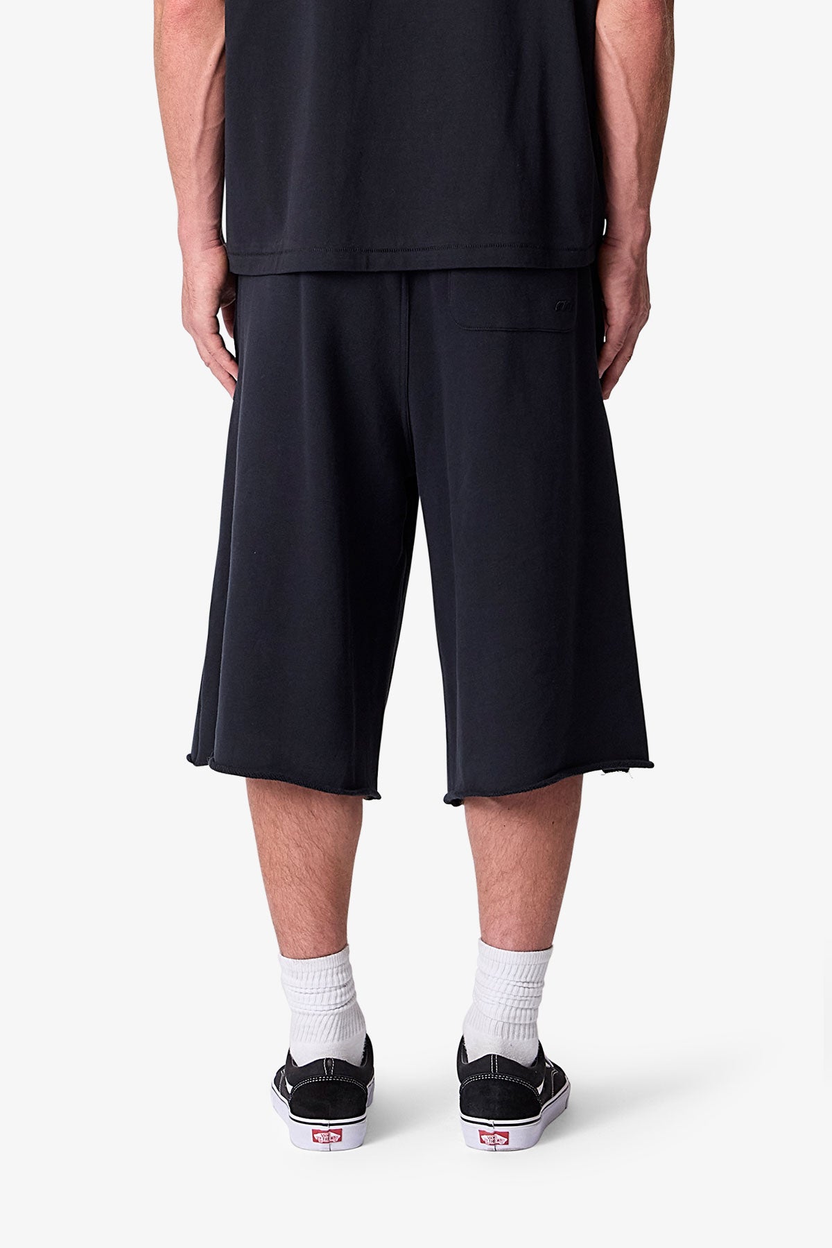 Long Sweatshorts - Black