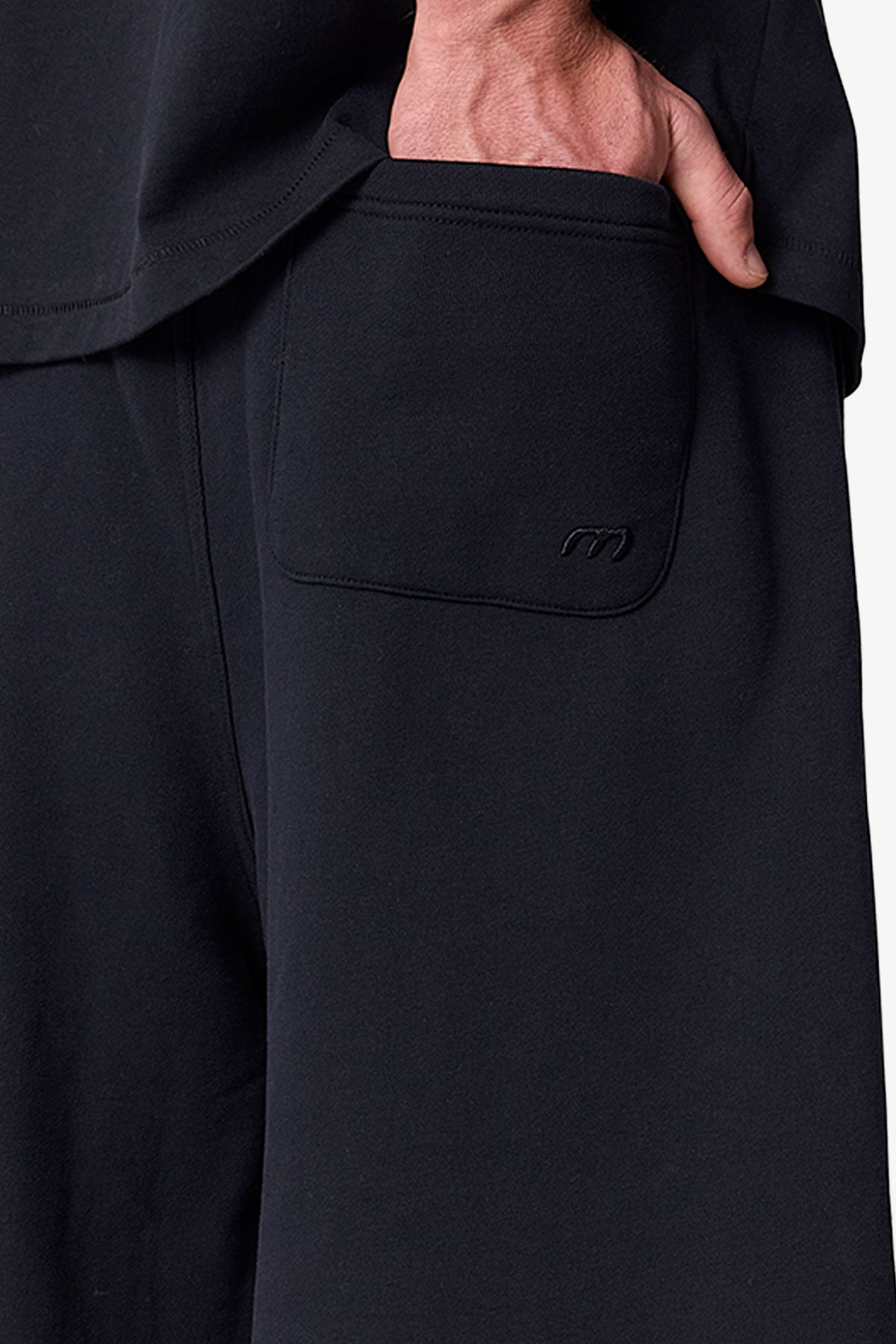 Long Sweatshorts - Black