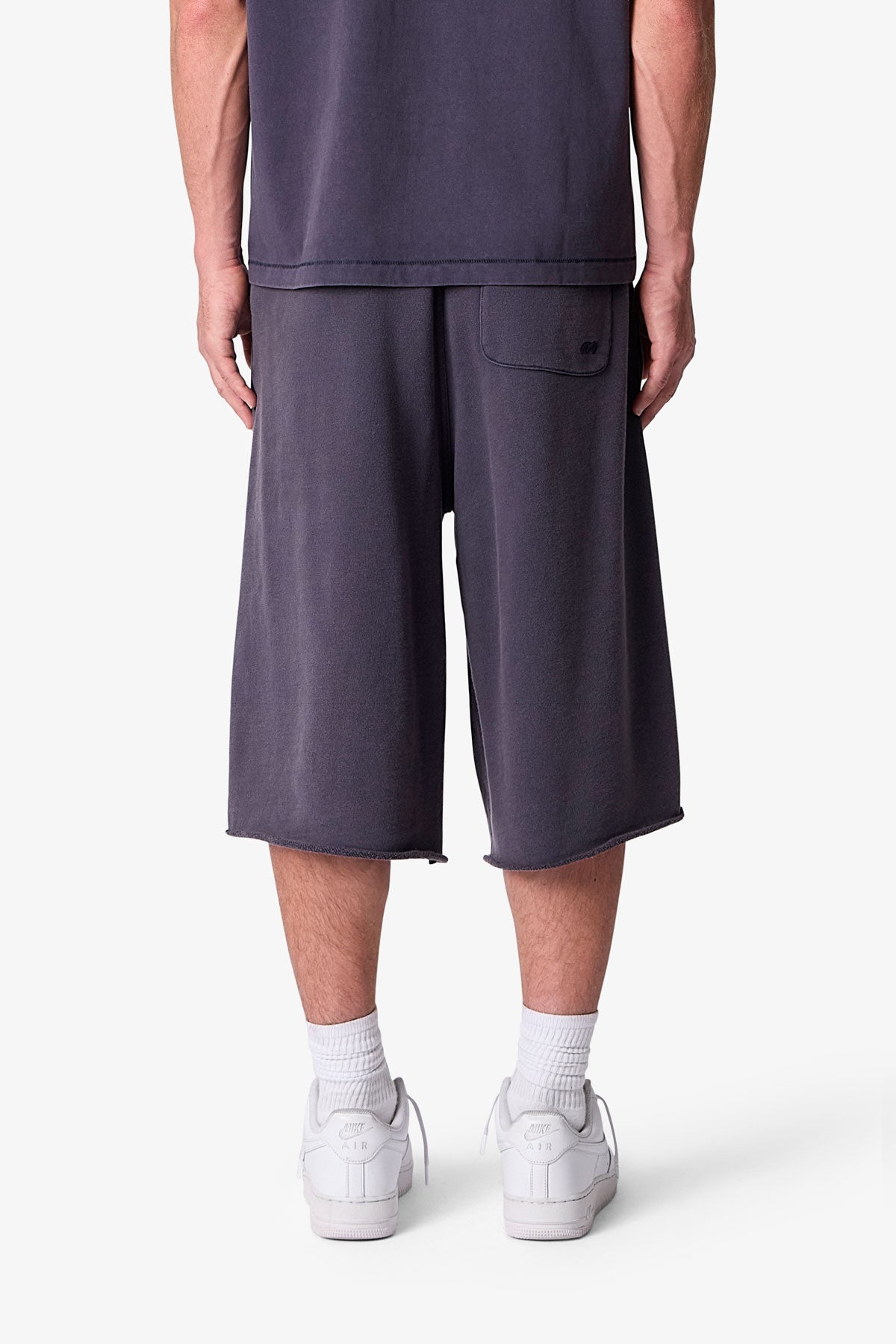 Long Sweatshorts - Slate