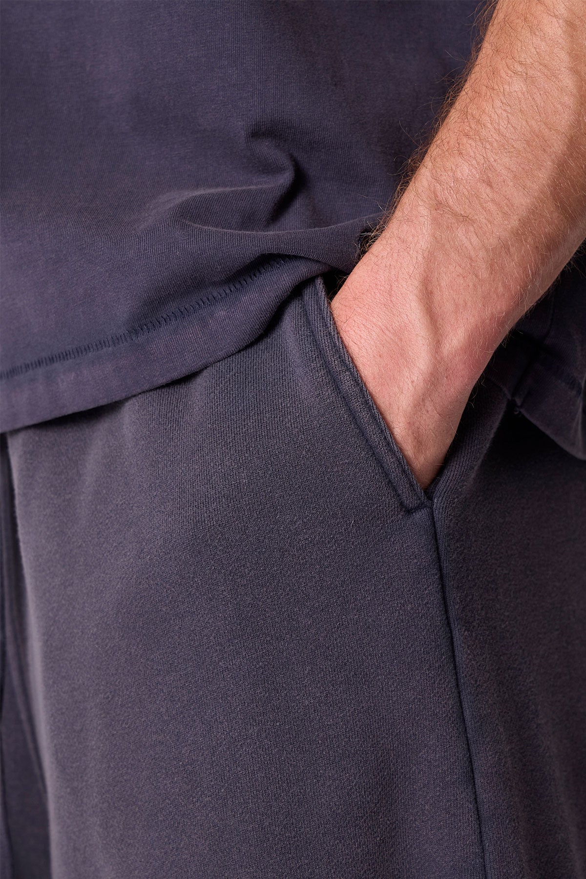 Long Sweatshorts - Slate
