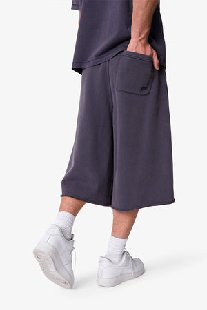 Long Sweatshorts - Slate