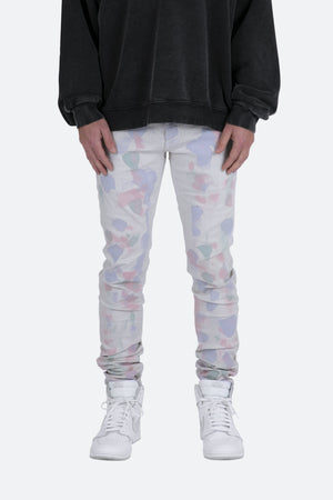 M363 Painted Slim Denim - Off White