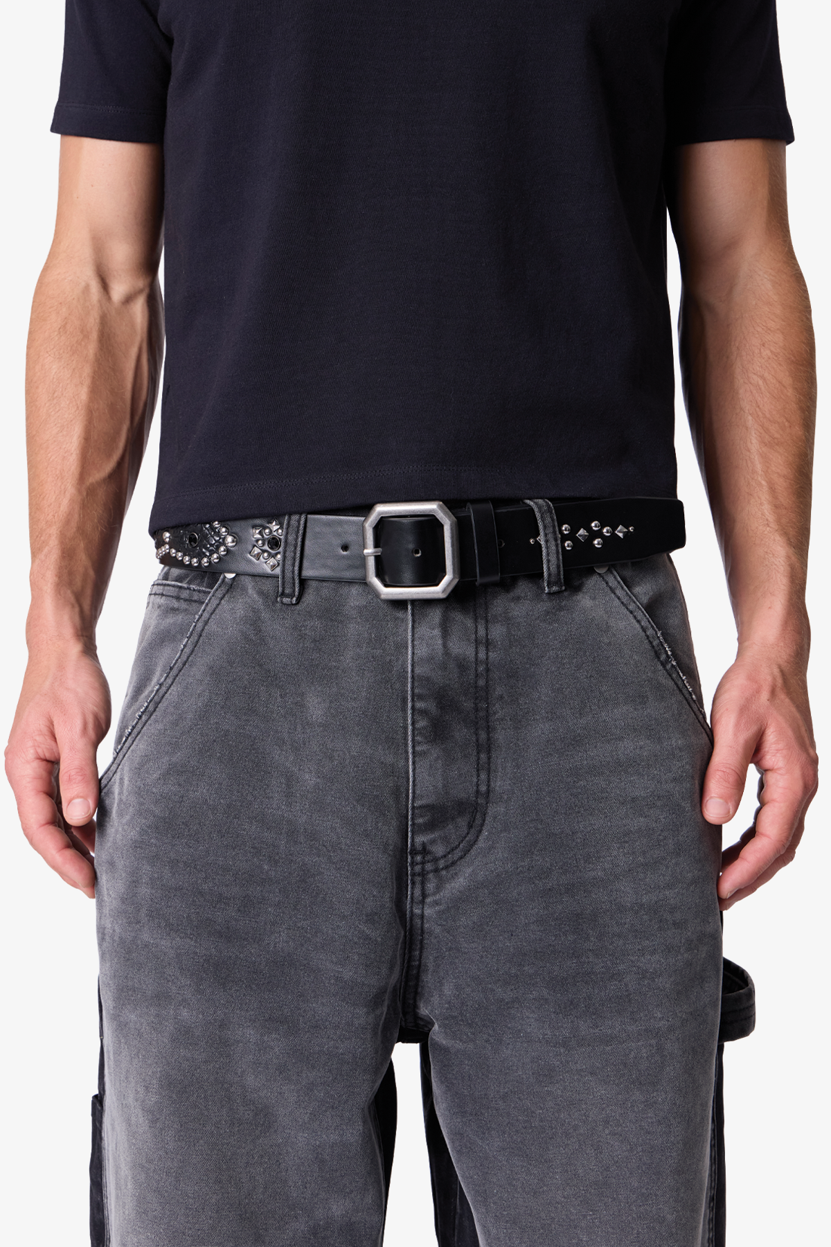 Mojave Leather Belt - Black