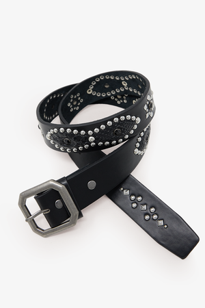 Mojave Leather Belt - Black