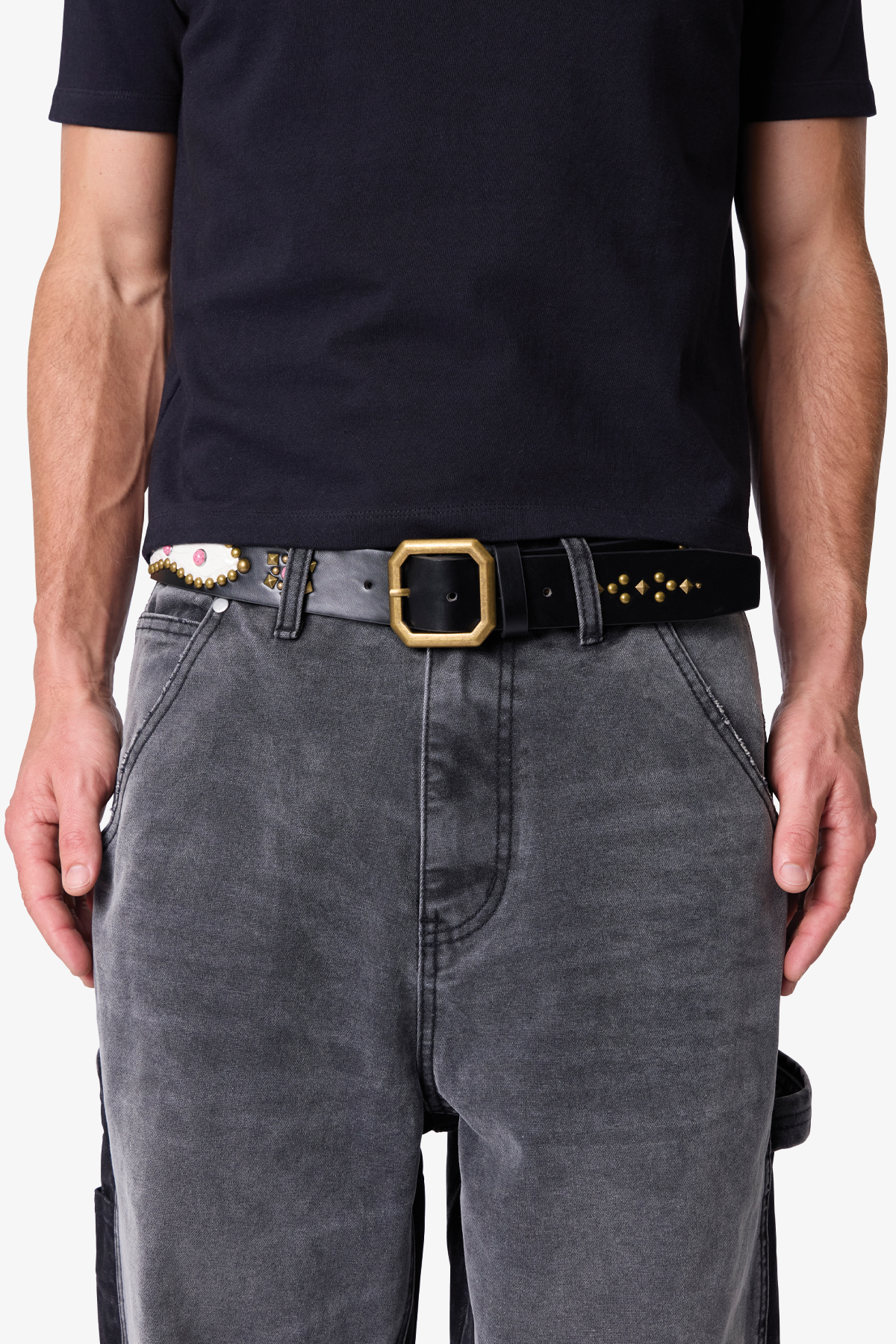 Mojave Leather Belt - Off White