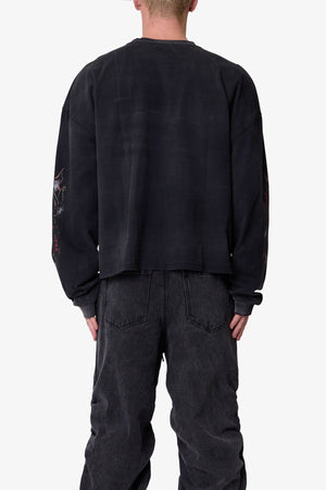 No Longer Here L/S Tee - Black