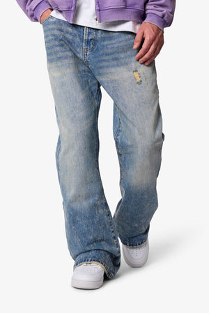 Ocean Kick Flare Denim - Blue