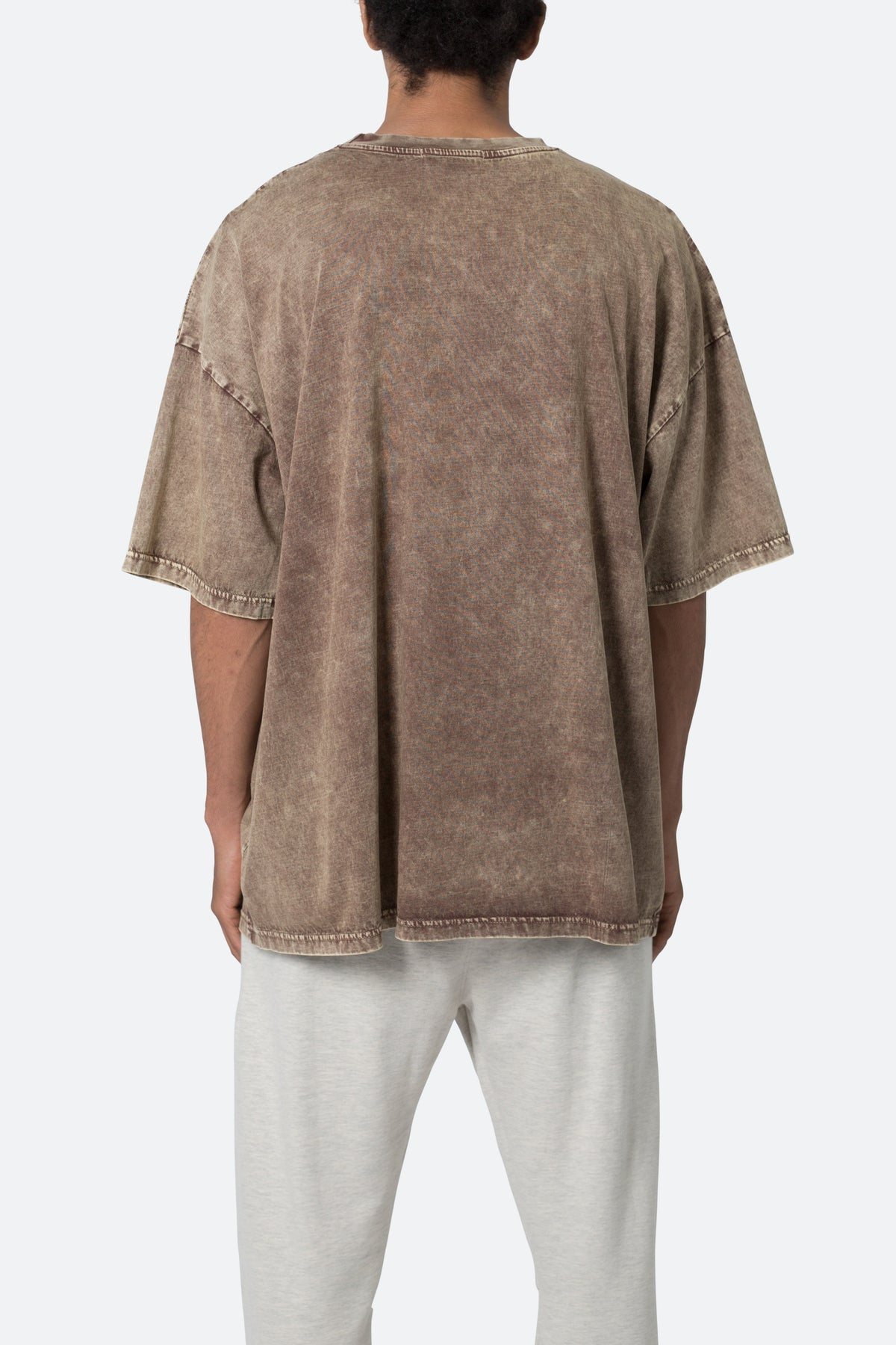 Oversized Acid Tee - Brown