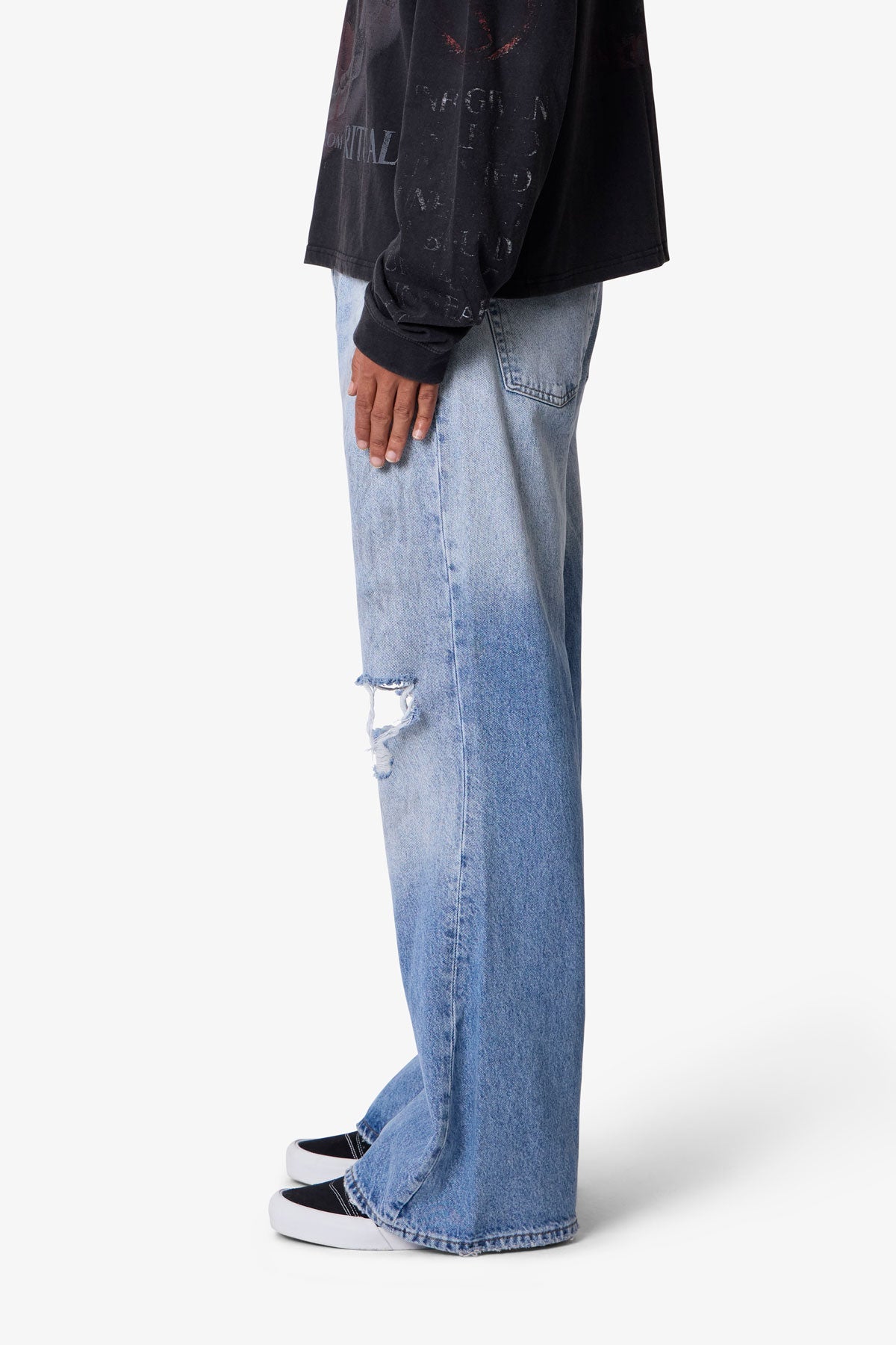 Painter Kick Flare Denim - Blue