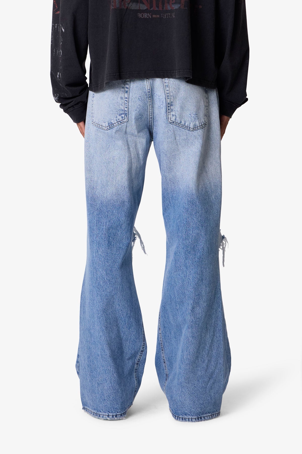 Painter Kick Flare Denim - Blue