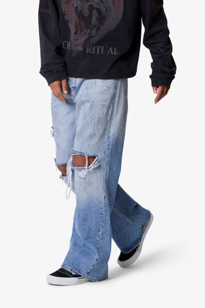 Painter Kick Flare Denim - Blue